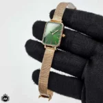 ساعت زنانه دنیل ولینگتون رزگلد صفحه سبز Daniel Wellington DW888L