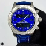 ساعت مردانه برایتلینگ دو زمانه بند چرم Breitling A4013