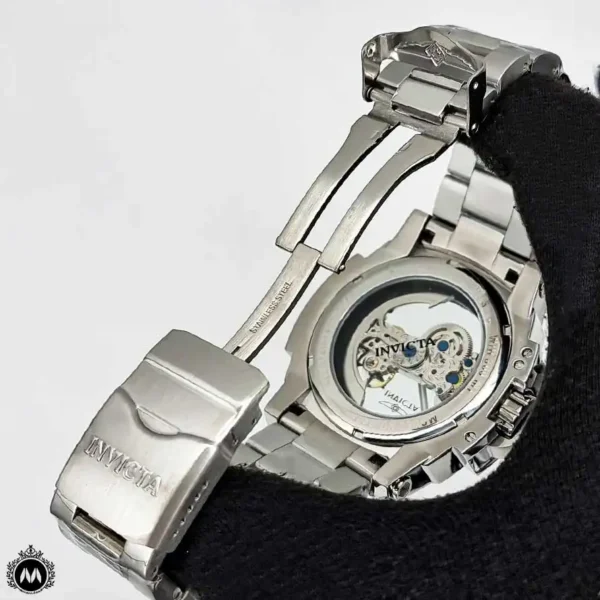 ساعت اینویکتا مردانه اتوماتیک بند فلزی نقره ای 69397 Invicta AutoMatic