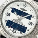ساعت مردانه برایتلینگ دو زمانه بند رابر Breitling A4003