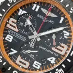 ساعت مردانه برایتلینگ سه موتوره بند رابر نارنجی Breitling A5768