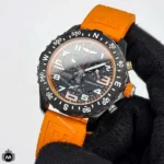 ساعت مردانه برایتلینگ سه موتوره بند رابر نارنجی Breitling A5768