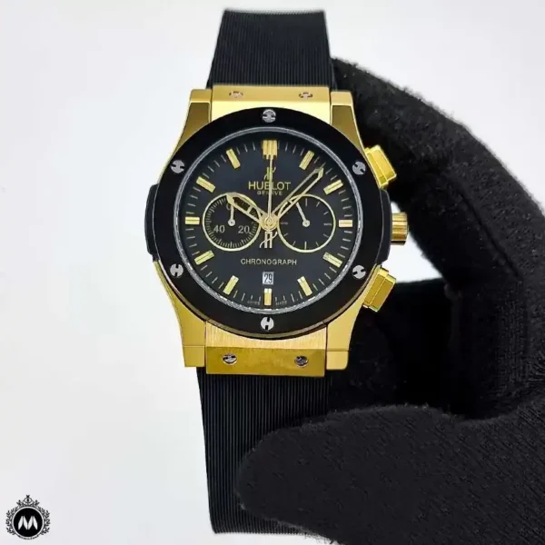 ساعت مچی هابلوت طلایی مشکی Hublot Big Bang 73699