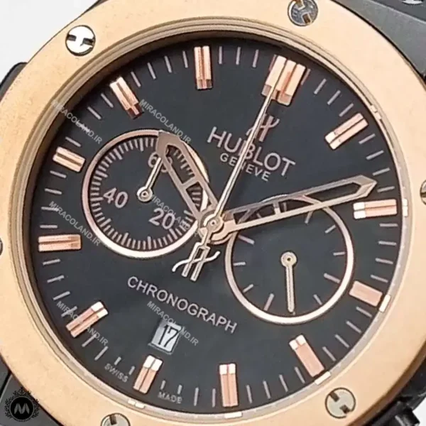 ساعت مردانه زنانه هوبلو مشکی زه رزگلد Hublot Big Bang 76549