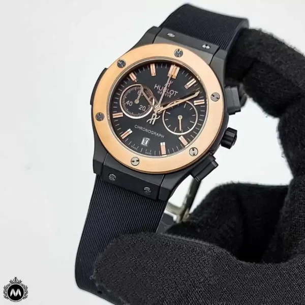 ساعت مردانه زنانه هوبلو مشکی زه رزگلد Hublot Big Bang 76549