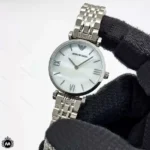 ساعت مچی زنانه امپریو آرمانی نقره ای صفحه صدفی Emporio Armani AR8967