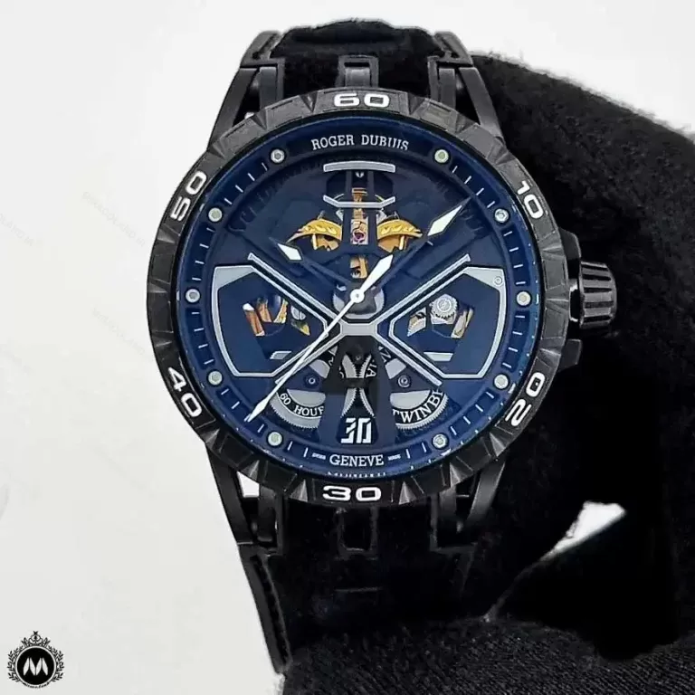 ساعت مچی مردانه راجر دوبیس بند جیر اسکلتون Roger Dubuis RD2379