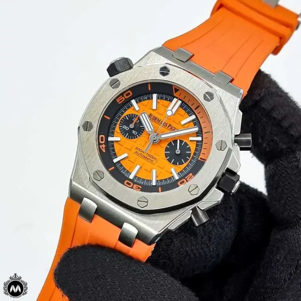 ساعت ای پی مردانه آفشور نارنجی کرنوگراف Audemars Piguet OFFSHORE OS6464