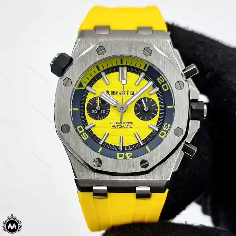 ساعت ای پی مردانه آفشور زرد کرنوگراف Audemars Piguet OFFSHORE OS6474