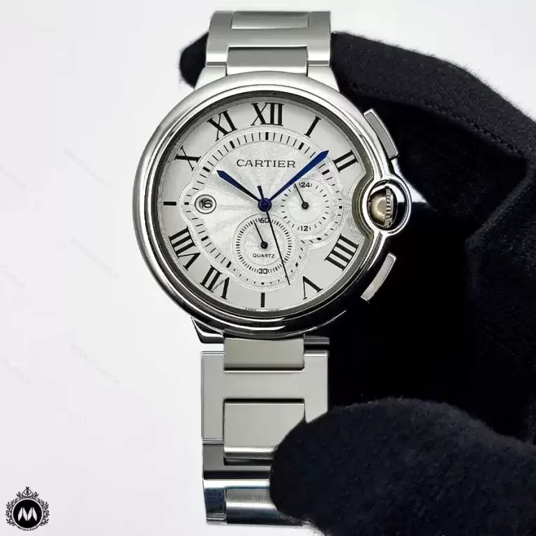 ساعت مچی کارتیر مردانه بالن بلو کرنوگراف Cartier Ballon Bleu 5698