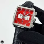 ساعت مچی مردانه تگ هویر موناکو صفحه قرمز Tagheuer Monaco TG219G