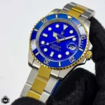 ساعت مچی رولکس ساب مارینر دورنگ طلایی صفحه آبی 89637 Rolex Submariner