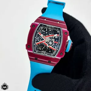 ساعت مچی ریچارد میل قاب قرمز اسکلتون Richard Mille RM1104G