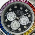 ساعت مچی رولکس مردانه دیتونا نگین هفت رنگ Rolex Daytona 7463G