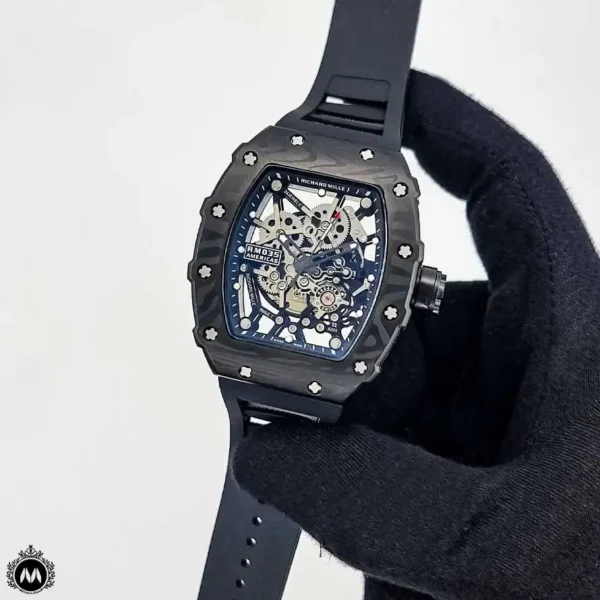 ساعت مچی ریچارد میل فول مشکی اتوماتیک Richard Mille RM035