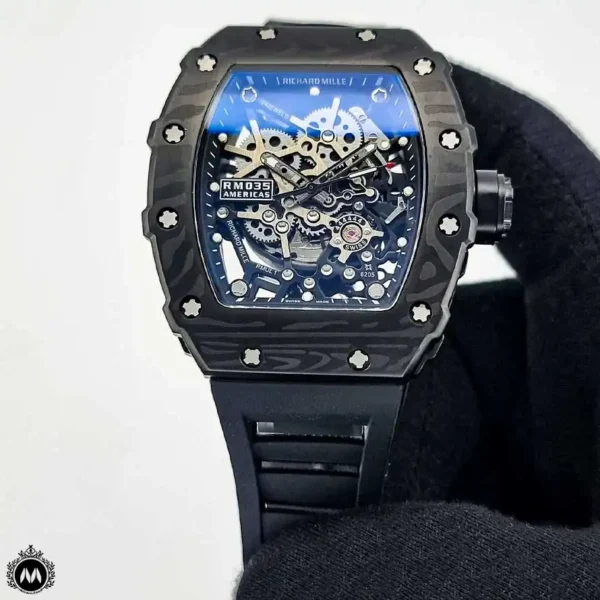 ساعت مچی ریچارد میل فول مشکی اتوماتیک Richard Mille RM035