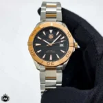 ساعت مچی تگ هویر اکواریسر صفحه مشکی اتوماتیک Tagheuer Aquaracer T5023G