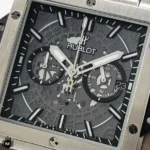 ساعت هابلوت مردانه مربعی نقره ای Hublot Square Bang HS867G