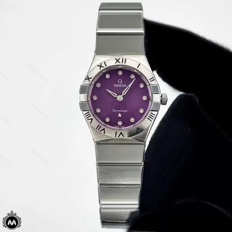 ساعت امگا صفحه بنفش Omega Constellation 3566L