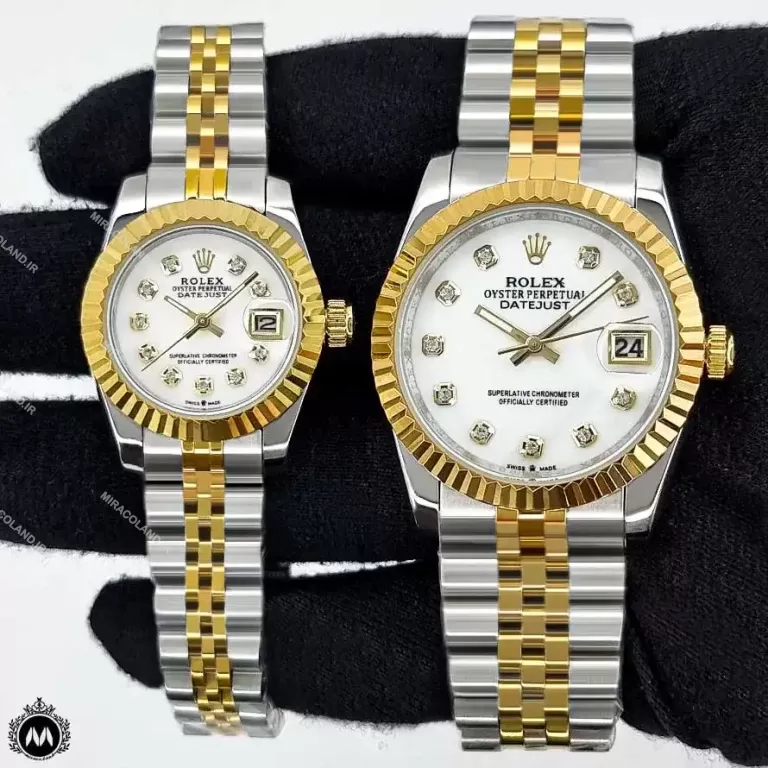 ساعت رولکس دیت جاست دورنگ صفحه صدفی Rolex Datejust RXS1178