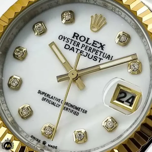 ساعت رولکس دیت جاست دورنگ صفحه صدفی Rolex Datejust RXS1178