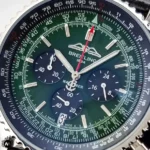 ساعت مچی برایتلینگ خلبانی صفحه سبز Breitling A3013