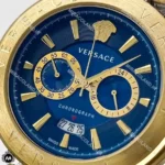 ساعت مردانه ورساچه بند فلزی صفحه آبی Versace V8863G