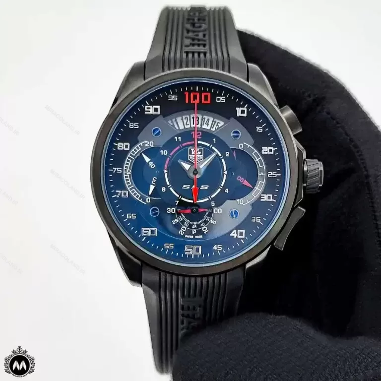 ساعت مچی تگ هویر مرسدس بنز مشکی 9399 Tagheuer Grand Carrera SLS