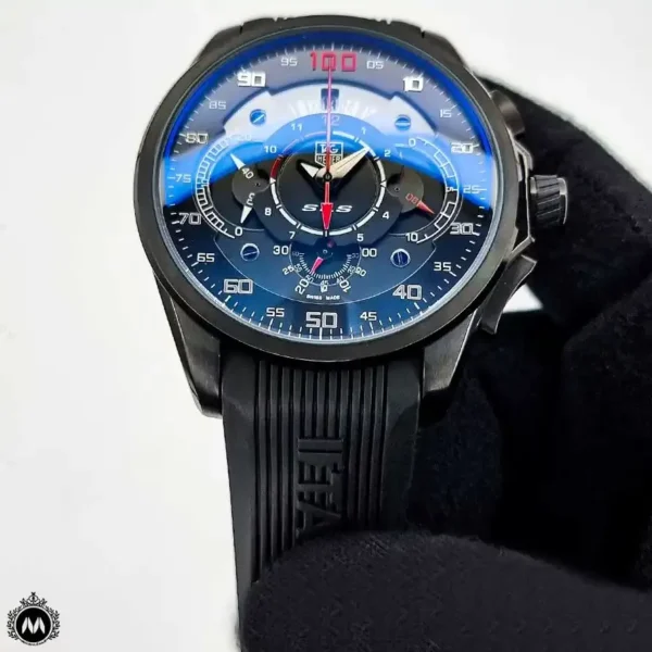 ساعت مچی تگ هویر مرسدس بنز مشکی 9399 Tagheuer Grand Carrera SLS