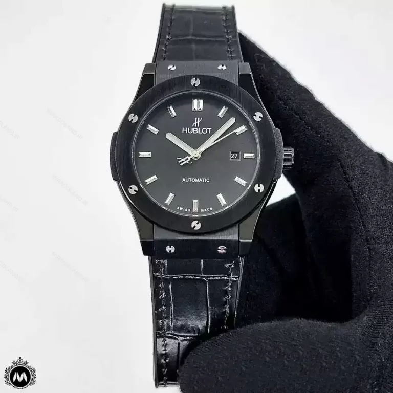 ساعت مردانه هابلوت اتوماتیک فول مشکی Hublot Big Bang 2483G