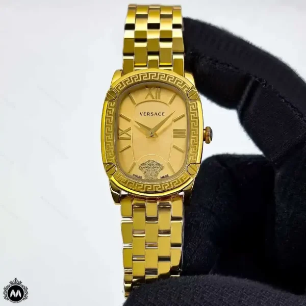 ساعت زنانه ورساچه طلایی صفحه طلایی Versace VQM901L