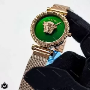 ساعت زنانه ورساچه رزگلد صفحه سبز Versace 8830L