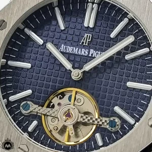 ساعت ادمار پیگه مردانه نقره ای اپن هارت Audemars Piguet Royal Oak OS3366