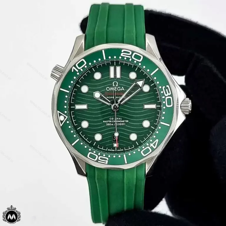 ساعت امگا سی مستر بند رابر اتوماتیک سبز OMEGA Seamaster SM4029