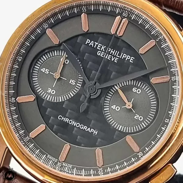 ساعت پتک فیلیپ مردانه بند چرمی سه موتوره Patek Philippe P3540G