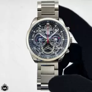 ساعت مردانه تگ هویر کاررا نقره ای کرنوگراف Tagheuer Carrera CR7