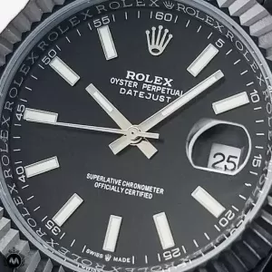 ساعت رولکس مردانه اتوماتیک مشکی مات Rolex Datejust RX4584G