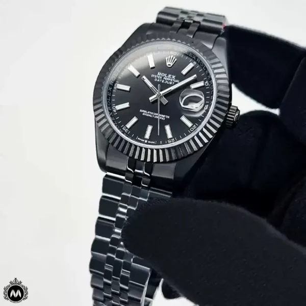 ساعت رولکس مردانه اتوماتیک مشکی مات Rolex Datejust RX4584G