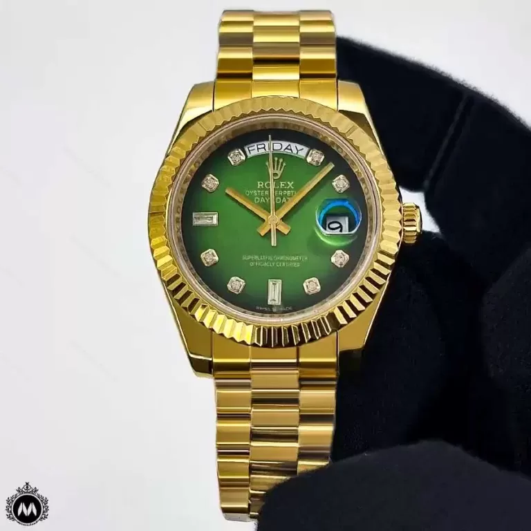 ساعت مردانه رولکس دی دیت طلایی خودکار 99677 Rolex Day Date