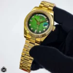 ساعت مردانه رولکس دی دیت طلایی خودکار 99677 Rolex Day Date