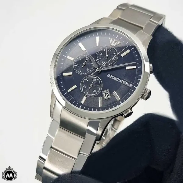 ساعت امپریو ارمانی مردانه صفحه سورمه ای Emporio Armani AR11164