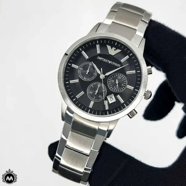 ساعت امپریو ارمانی مردانه صفحه مشکی Emporio Armani AR2434