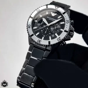 ساعت امپریو ارمانی مردانه بند استیل مشکی Emporio Armani AR80050