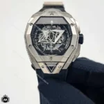 ساعت مردانه هابلوت فضایی نقره ای Hublot Sang Bleu III H75956G