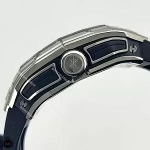 ساعت مردانه هابلوت فضایی نقره ای Hublot Sang Bleu III H75956G