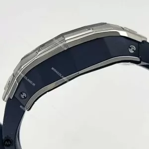 ساعت مردانه هابلوت فضایی نقره ای Hublot Sang Bleu III H75956G