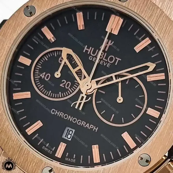 ساعت هابلوت مردانه بند فلزی رزگلد Hublot Big Bang H7832G