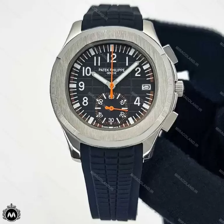 ساعت مچی پتک فیلیپ مردانه آکوانا کرنوگراف مشکی 73970 Patek Philippe Aquanaut