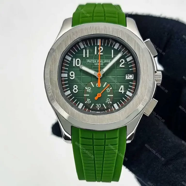 ساعت مچی پتک فیلیپ مردانه آکوانا کرنوگراف سبز 73972 Patek Philippe Aquanaut