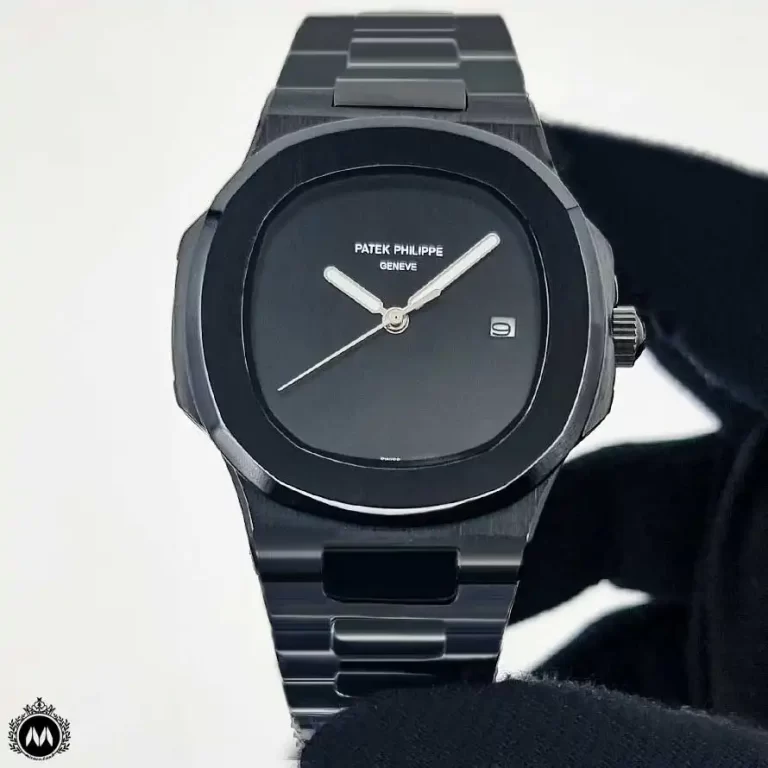 ساعت مچی پتک فیلیپ مردانه ناتیلوس فول مشکی 66410 Patek Philippe Nautilus